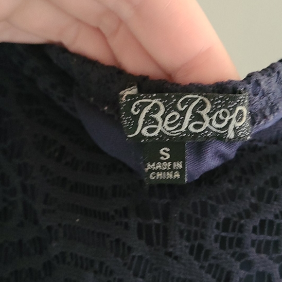 Navy blue lace dress - Picture 4 of 4